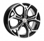 Легковой диск Khomen Wheels KHW1702 7x17 5x114,3 ET45 60,1 Black-FP