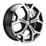 Легковой диск Khomen Wheels KHW1710 6,5x17 5x108 ET33 60,1 Black-FP